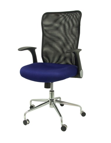 PIQUERAS Y CRESPO 4031AZ silla de oficina y de ordenador Asiento acolchado Respaldo de malla