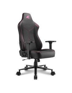 Sharkoon SGS30 Silla para videojuegos universal Asiento acolchado tapizado Negro, Rosa