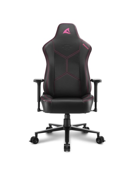 Sharkoon SGS30 Silla para videojuegos universal Asiento acolchado tapizado Negro, Rosa