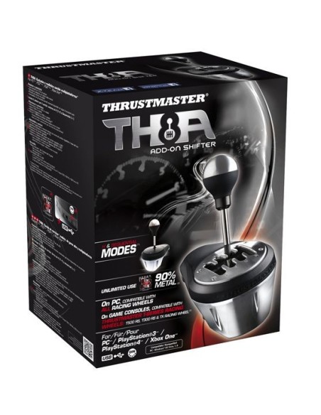 Thrustmaster 4060059 mando y volante Negro, Metálico USB Analógico PC, PlayStation 4, PlayStation 5, Playstation 3, Xbox One,