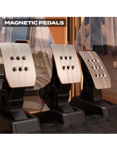 Thrustmaster T3PM Negro Pedales PC, PlayStation 4, PlayStation 5, Xbox One, Xbox Series S, Xbox Series X