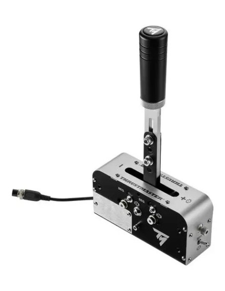Thrustmaster 4060306 mando y volante Negro, Plata USB Freno de mano PC, PlayStation 4, PlayStation 5, Xbox One, Xbox One S,