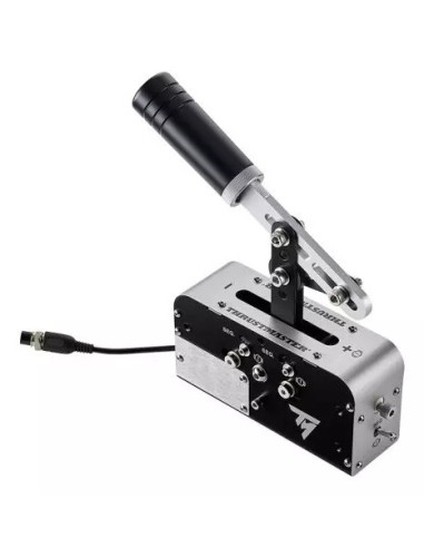 Thrustmaster 4060306 mando y volante Negro, Plata USB Freno de mano PC, PlayStation 4, PlayStation 5, Xbox One, Xbox One S,