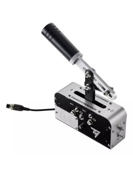 Thrustmaster 4060306 mando y volante Negro, Plata USB Freno de mano PC, PlayStation 4, PlayStation 5, Xbox One, Xbox One S,