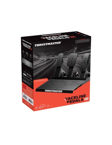 Thrustmaster Raceline Pedals III Negro Pedales PC, PlayStation 4, PlayStation 5, Xbox One, Xbox Series S, Xbox Series X