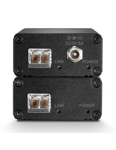 Lindy 42708 ampliador de red Transmisor y receptor de red Negro