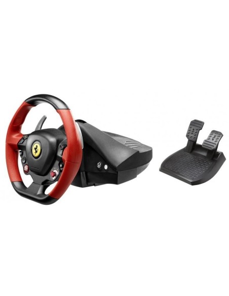 Thrustmaster Ferrari 458 Spider Negro, Rojo Volante + Pedales Xbox One