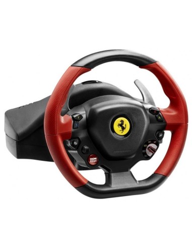 Thrustmaster Ferrari 458 Spider Negro, Rojo Volante + Pedales Xbox One