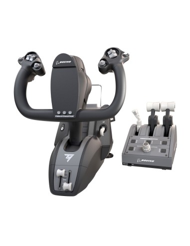 Thrustmaster TCA Yoke Pack Boeing Edition Negro, Gris USB Panel de mandos tipo máquina recreativa PC, Xbox, Xbox One, Xbox One