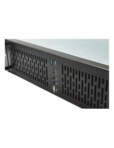 UNYKAch 2U 19″ UK 2129 Estante Negro, Plata 2