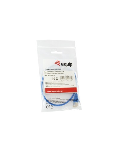 Equip 606133 cable de red Azul 0,5 m Cat6a F FTP (FFTP)