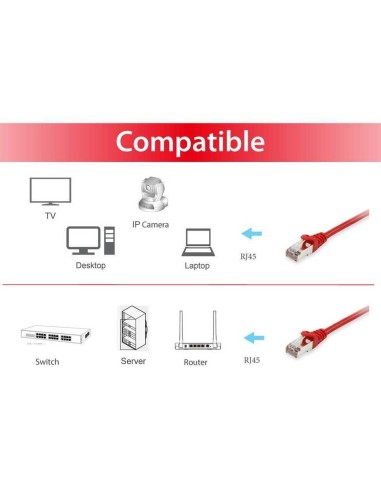 Equip 606511 cable de red Rojo 30 m Cat6a S FTP (S-STP)