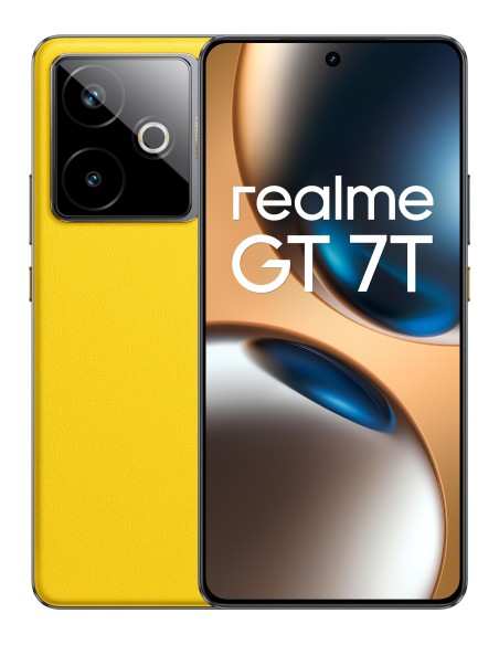 realme GT 7T 17,3 cm (6.8") SIM doble Android 15 5G USB Tipo C 12 GB 256 GB 7000 mAh Amarillo