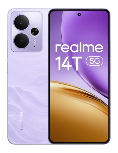 realme 14T 16,9 cm (6.67") Android 15 5G 8 GB 256 GB 6000 mAh Púrpura