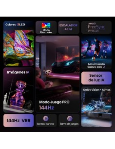 Hisense E7Q PRO 75E7Q PRO 190,5 cm (75") 4K Ultra HD Smart TV Wifi Negro 385 cd   m² 2