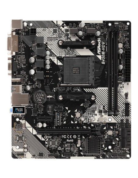 Asrock B450M-HDV R4.0 AMD B450 Zócalo AM4 micro ATX