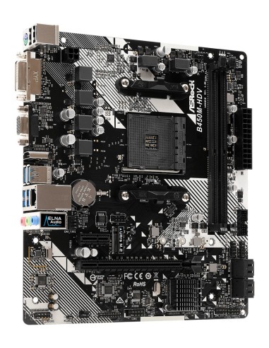 Asrock B450M-HDV R4.0 AMD B450 Zócalo AM4 micro ATX