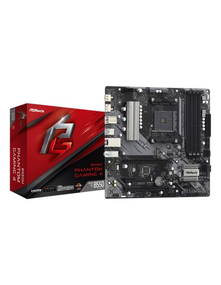 Asrock B550M Phantom Gaming 4 AMD B550 Zócalo AM4 micro ATX