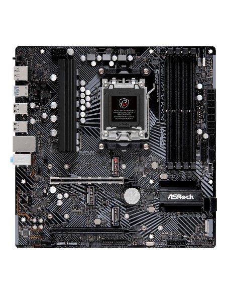 Asrock B650M PG Lightning AMD B650 Zócalo AM5 micro ATX