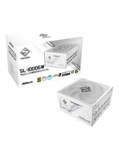 Asrock SL-1000GW Steel Legend unidad de fuente de alimentación 1000 W 20+4 pin ATX ATX Blanco
