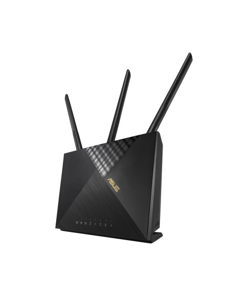 ASUS 4G-AX56 router inalámbrico Gigabit Ethernet Doble banda (2,4 GHz   5 GHz) Negro