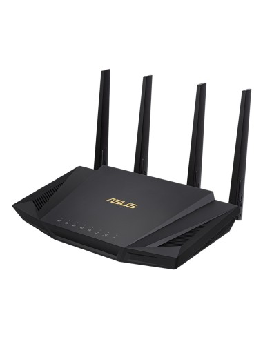 ASUS RT-AX58U router inalámbrico Gigabit Ethernet Doble banda (2,4 GHz   5 GHz) Negro