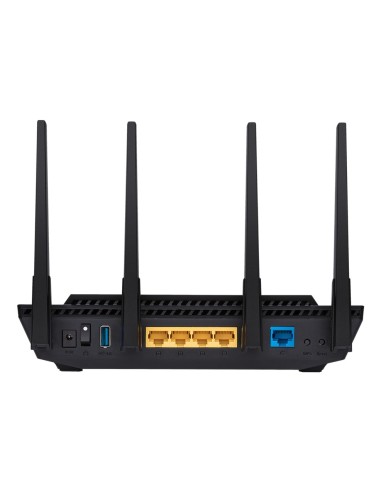 ASUS RT-AX58U router inalámbrico Gigabit Ethernet Doble banda (2,4 GHz   5 GHz) Negro