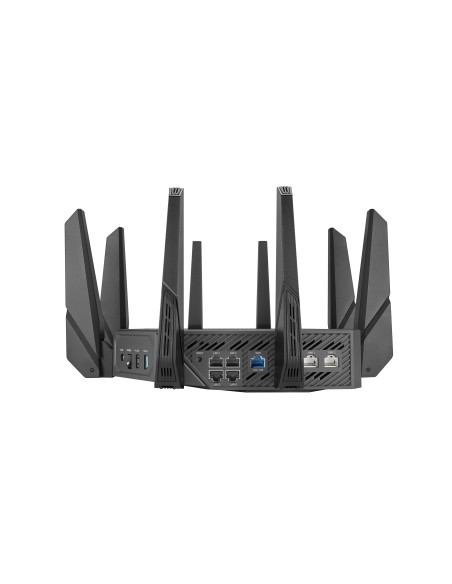 ASUS ROG Rapture GT-AXE16000 router inalámbrico 10 Gigabit Ethernet Tribanda (2.4 GHz   5 GHz   6 GHz) Negro