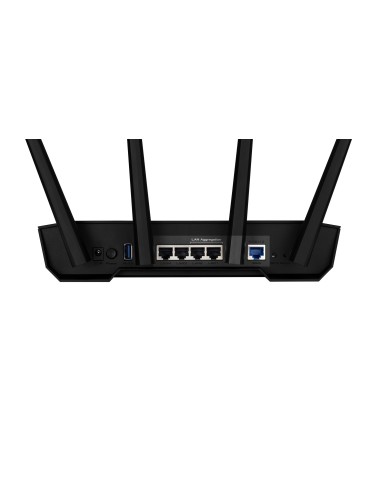 ASUS TUF Gaming AX3000 V2 router inalámbrico Gigabit Ethernet Doble banda (2,4 GHz   5 GHz) Negro, Naranja
