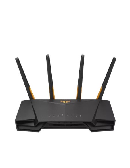 ASUS TUF Gaming AX3000 V2 router inalámbrico Gigabit Ethernet Doble banda (2,4 GHz   5 GHz) Negro, Naranja