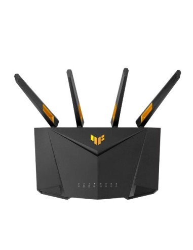 ASUS TUF Gaming AX3000 V2 router inalámbrico Gigabit Ethernet Doble banda (2,4 GHz   5 GHz) Negro, Naranja