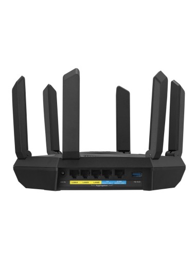 ASUS RT-AXE7800 router inalámbrico Tribanda (2.4 GHz   5 GHz   6 GHz) Negro