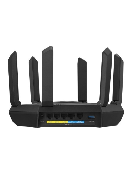 ASUS RT-AXE7800 router inalámbrico Tribanda (2.4 GHz   5 GHz   6 GHz) Negro