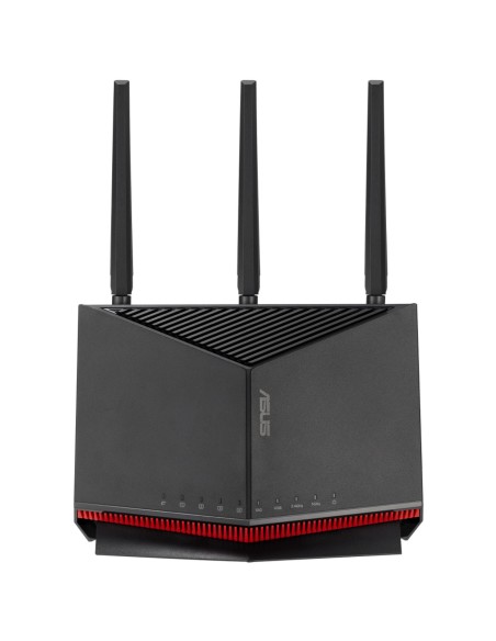 ASUS RT-BE86U router inalámbrico 10 Gigabit Ethernet Doble banda (2,4 GHz   5 GHz) Negro