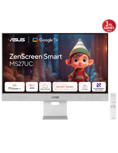 ASUS ZenScreen Smart Monitor MS27UC pantalla para PC 68,6 cm (27") 3840 x 2160 Pixeles 4K Ultra HD LCD Gris