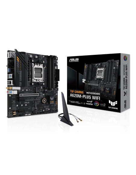 ASUS TUF GAMING A620M-PLUS WIFI AMD A620 Zócalo AM5 micro ATX