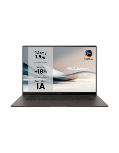 ASUS Zenbook S 16 OLED UM5606WA-RK053W Copilot+ PC - Ordenador Portátil 16" WQXGA+ 120Hz (AMD Ryzen AI 9 HX 370, 32GB RAM, 1TB
