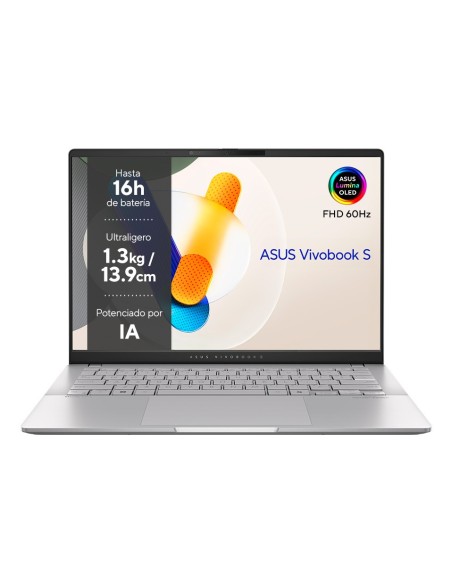 ASUS Vivobook S 14 OLED OLED M5406NA-QD082W Copilot+ PC - Ordenador Portátil 14" WUXGA (AMD Ryzen 5 7535HS, 16GB RAM, 512GB