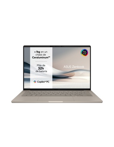 ASUS Zenbook A14 OLED UX3407QA-QD283W Copilot+ PC - Ordenador Portátil 14" WUXGA (Qualcomm Snapdragon X (X1-26-100), 32GB RAM,