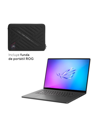 ASUS ROG Zephyrus G16 OLED GU605CX-QR113W - Ordenador Portátil Gaming de 16" WQXGA 240Hz (Intel Core Ultra 9 285H, 64GB RAM,