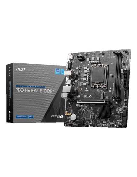 MSI PRO H610M-E DDR4 placa base Intel H610 LGA 1700 micro ATX