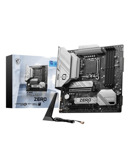 MSI B760M PROJECT ZERO placa base Intel B760 LGA 1700 micro ATX