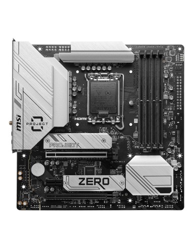 MSI B760M PROJECT ZERO placa base Intel B760 LGA 1700 micro ATX