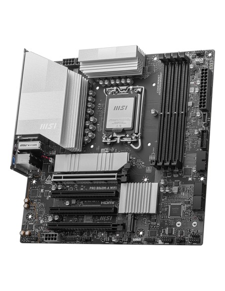 MSI PRO B860M-A WIFI placa base Intel B860 LGA 1851 (Socket V1) micro ATX
