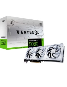 MSI VENTUS GEFORCE RTX 5080 16G 3X OC WHITE tarjeta gráfica NVIDIA 16 GB GDDR7
