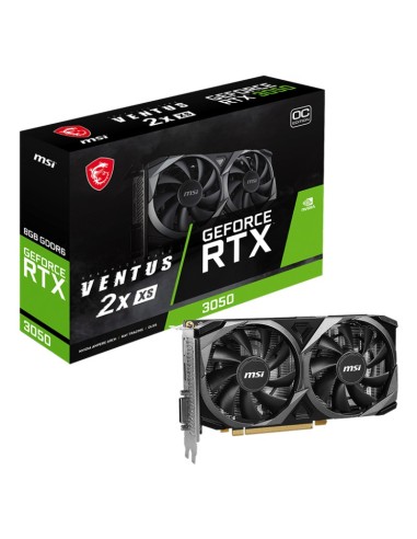 MSI VENTUS GEFORCE RTX 3050 2X XS 8G OC tarjeta gráfica NVIDIA 8 GB GDDR6