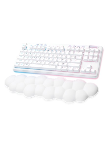 Logitech G 920-010685 teclado Juego RF Wireless + Bluetooth QWERTY Español Blanco