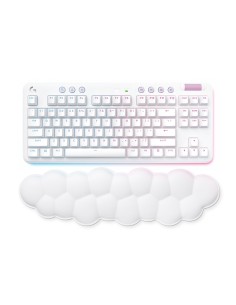 Logitech G 920-010685 teclado Juego RF Wireless + Bluetooth QWERTY Español Blanco 2