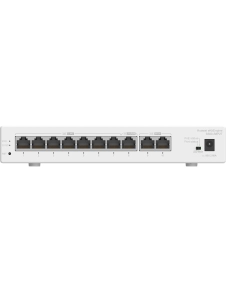 HUAWEI eKit S380 Series S380-S8P2T Gestionado Gigabit Ethernet (10 100 1000) Energía sobre Ethernet (PoE) 1U Gris