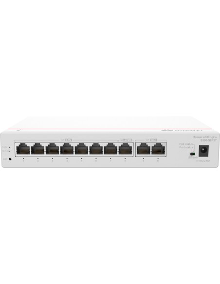 HUAWEI eKit S380 Series S380-S8P2T Gestionado Gigabit Ethernet (10 100 1000) Energía sobre Ethernet (PoE) 1U Gris
